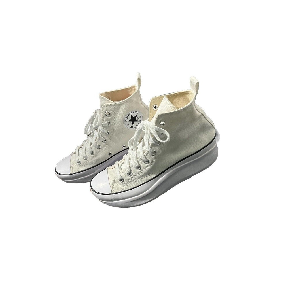 Converse Run Star Hike White Black Gum High Top Unisex Mens Size 9 Womens 10.5